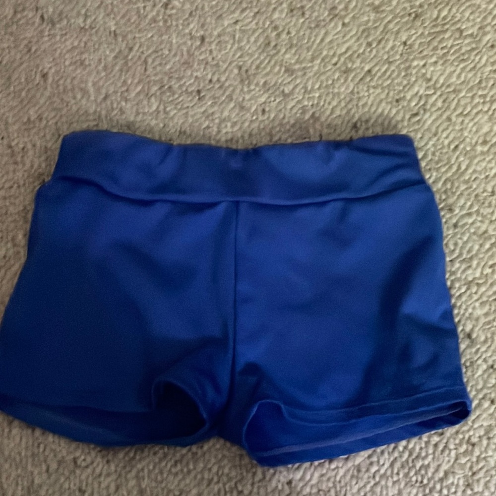 BLUE DANCE/GYM SHORTS